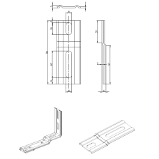 SUPLEMENTO ESQUADRO CHAPA ZINCADA 1128